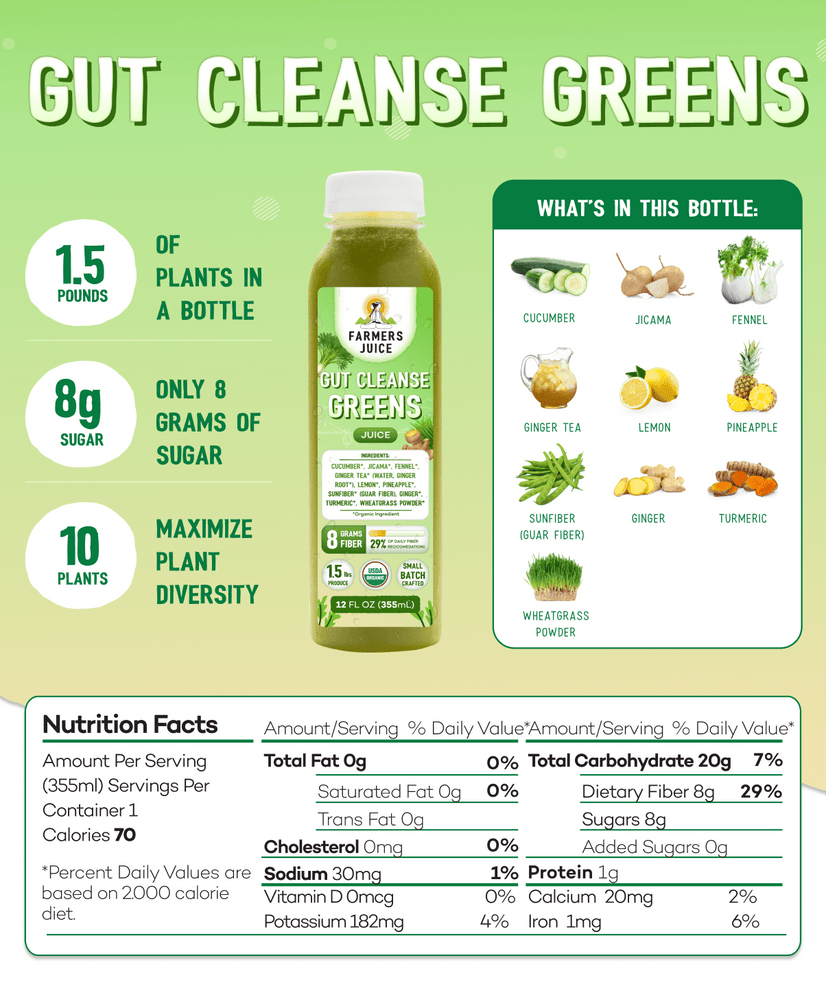Best Seller - 6 Greens Juices
